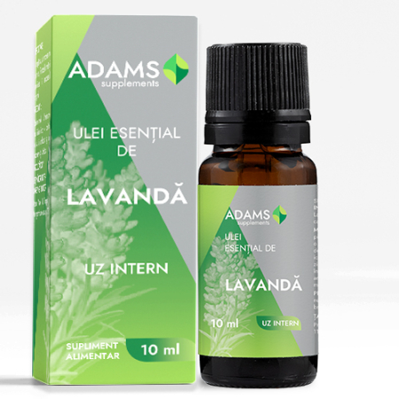 Uleiuri esentiale - Ulei esential de Lavanda 10ml uz intern, Adams Supplements