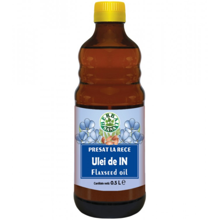 Ulei Seminte de In Presat la Rece 500ml Herbavit [0]