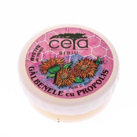 Unguente, geluri, solutii - Unguent Galbenele + Propolis 40gr Ceta