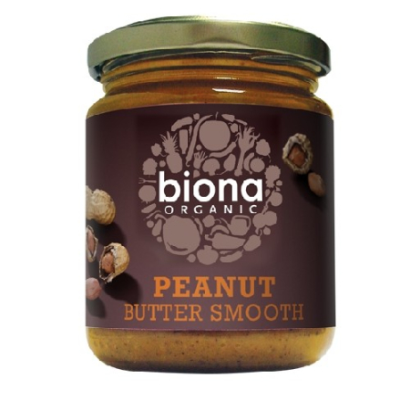 Unt de Arahide Smooth Fara Sare Bio 250gr Biona [1]