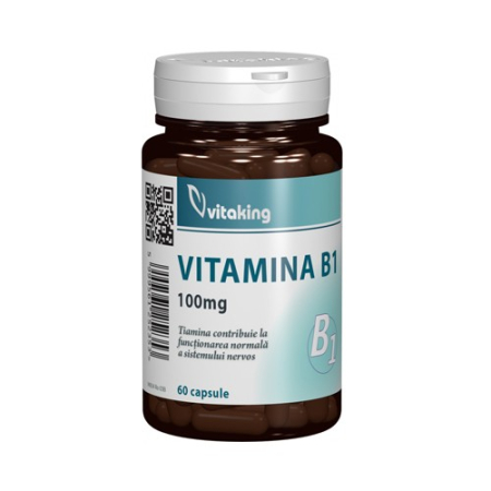 Vitamina B - Vitamin B1 100mg 60cps Vitaking