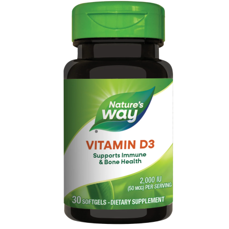 Vitamin D3 2000 UI, 30cps, Natures Way [1]