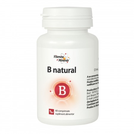 Vitamina B Natural 60cpr Dacia Plant [1]