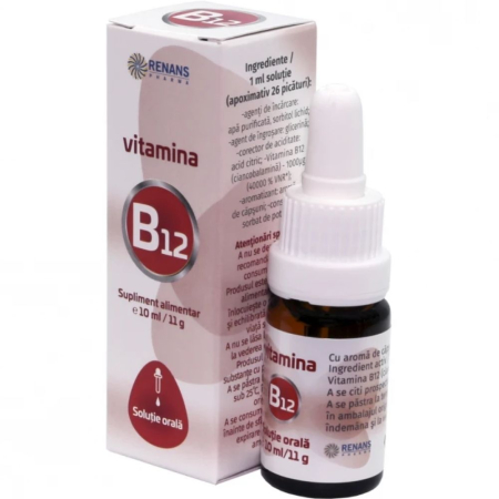 Vitamina B - Vitamina B12 10ml, Renans