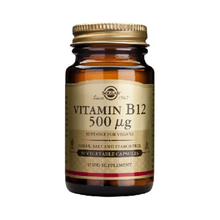 Vitamina B12 (Cobalamina) 500mcg 50cps Solgar [0]