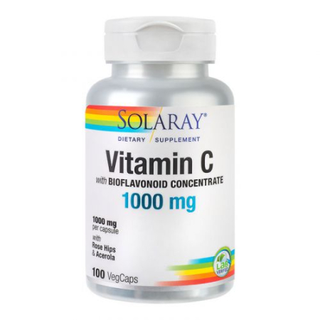 Vitamina C - Vitamina C 1000mg, 100cps, Solaray