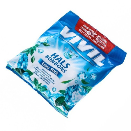 Bomboane - Vivil Bomboane Extra Stark Menta cu Vitamina C Fara Zahar 60gr