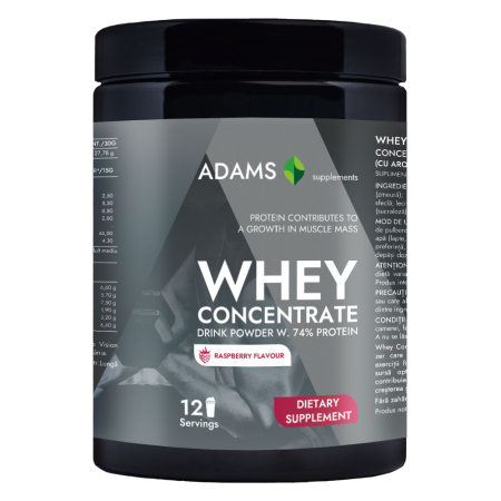 Proteine - Whey Concentrate Protein (zmeura), 360g, Adams Supplements