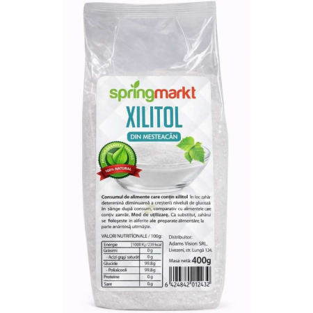 Indulcitori - Xilitol din mesteacan, 400g, springmarkt