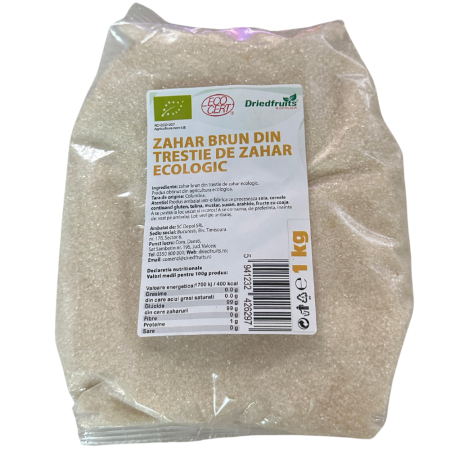 Zahar Brun din Trestie de Zahar Eco 1kg  Driedfruits [1]