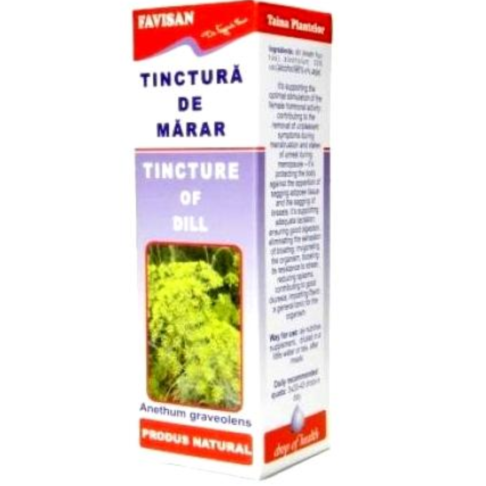 Tincturi - Tinctura de Marar 50ml Favisan