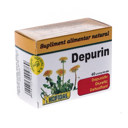 Digestie - Depurin 40cpr Hofigal