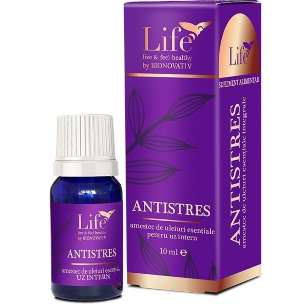 Ulei de cocos de uz cosmetic - Antistress Amestec cu Uleiuri Esentiale 10ml Life