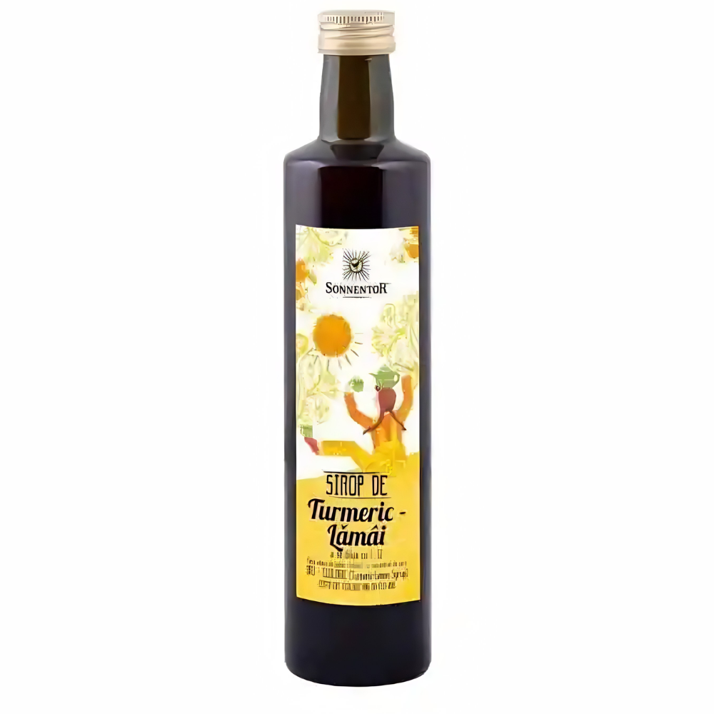 Alimente - Sirop Turmeric si Lamai Fara Zahar Eco 500ml Sonnentor