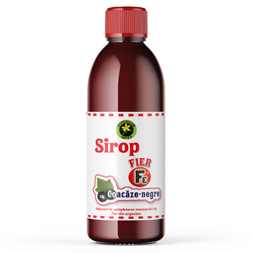 Sucuri - Sirop Fier si Coacaze Negre 500ml Hypericum