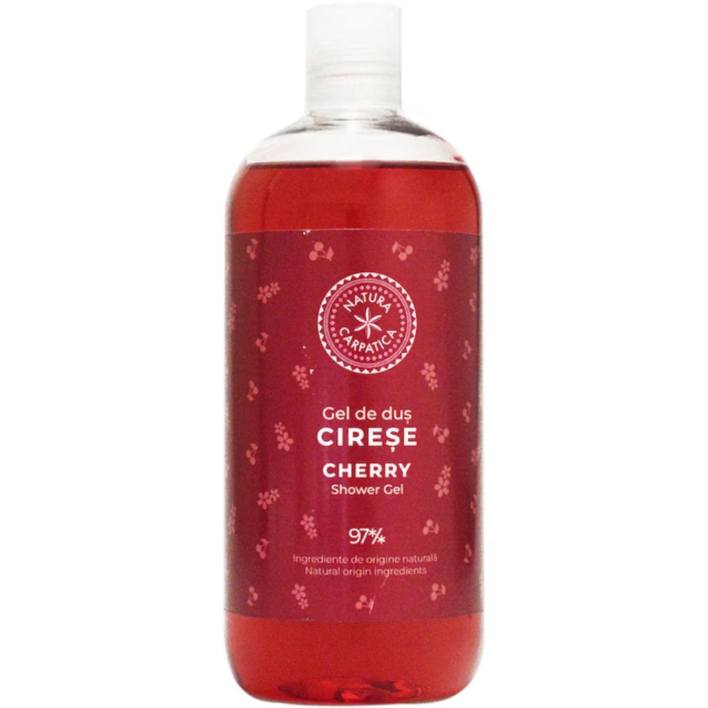 Cosmetice Bio si naturale - Gel de Dus Cirese 500ml Natura Carpatica