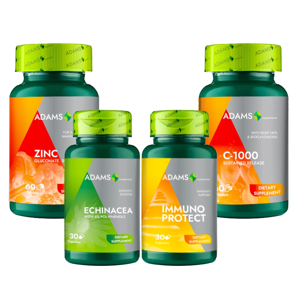 Pachet de Imunitate - Vit. C + Zinc + Echinaceea + Immunoprotect [1]