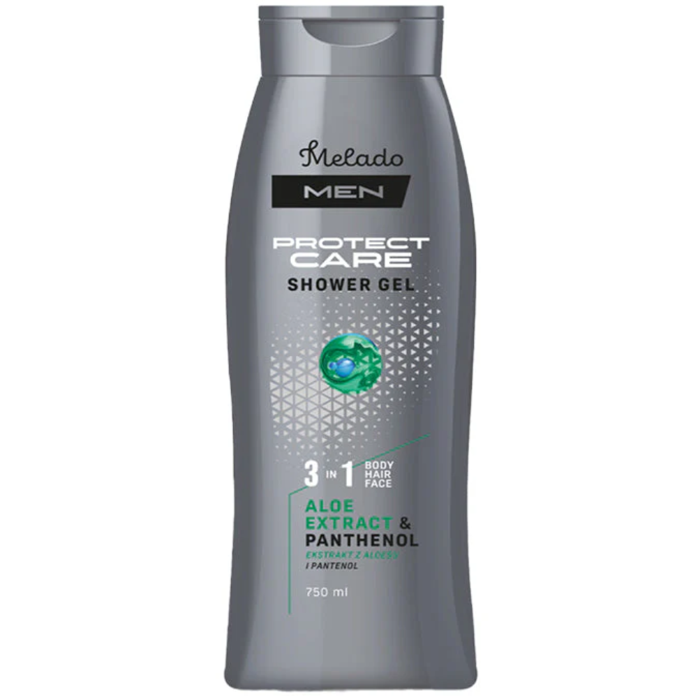 Cosmetice Bio si naturale - Gel De Dus Pantru Barbati Protect Care cu Aloe 750ml Melado