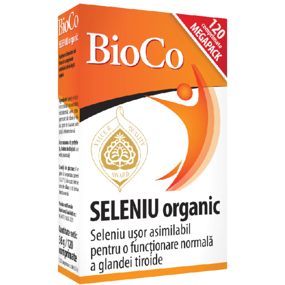 Multiminerale - Seleniu Organic 120cpr Bioco