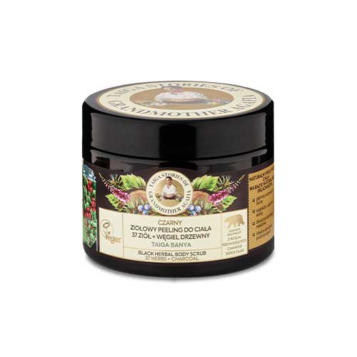 Creme cosmetice - Crema cu infuzie de 37 Plante si Charcoal 300ml Bunica Agafia