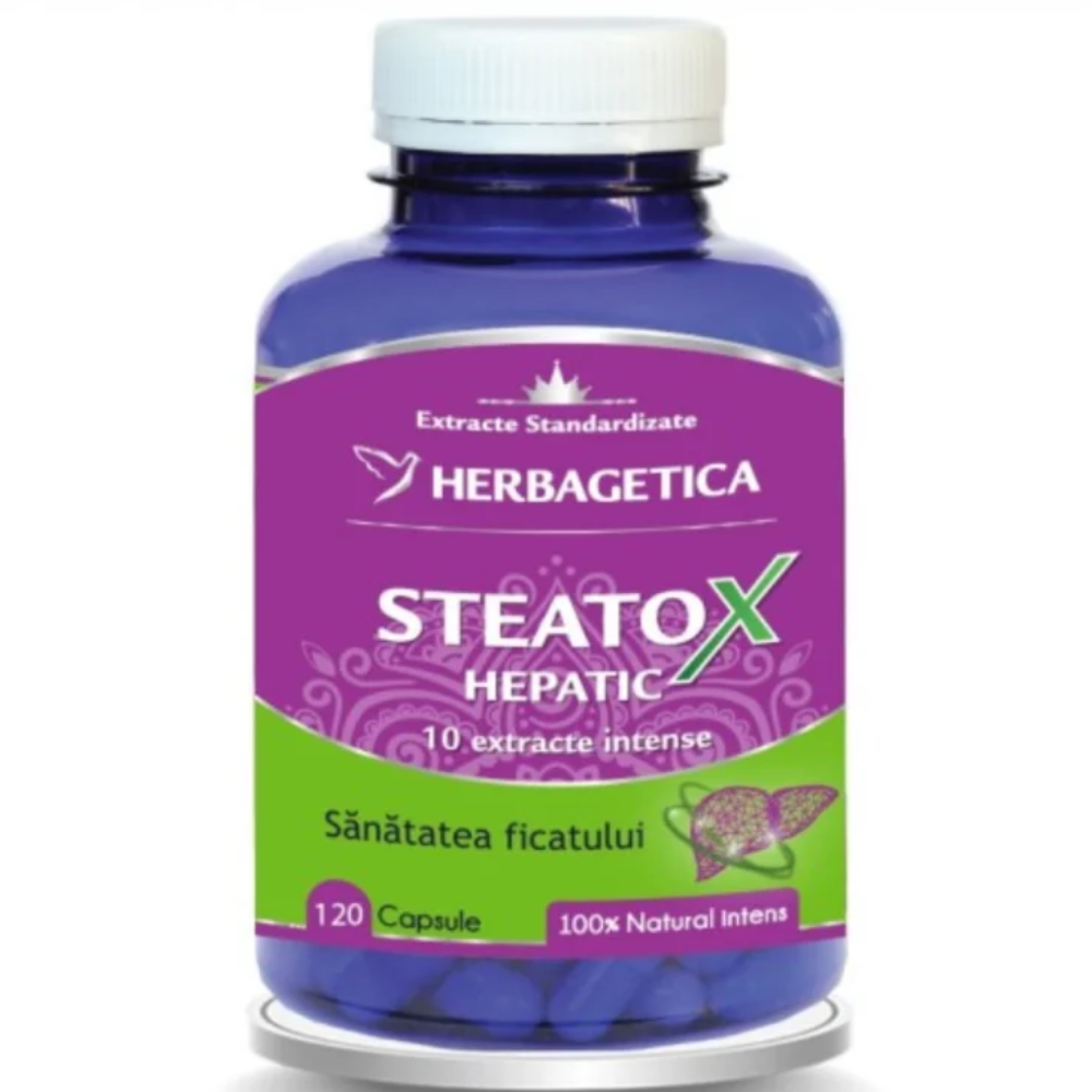 Hepato-biliare - Steatox Hepatic 120cps Herbagetica