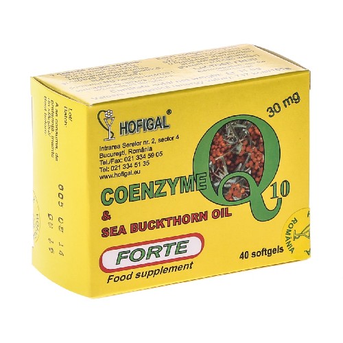 Imunitate - Coenzima Q10 Forte 30mg 40cps Hofigal