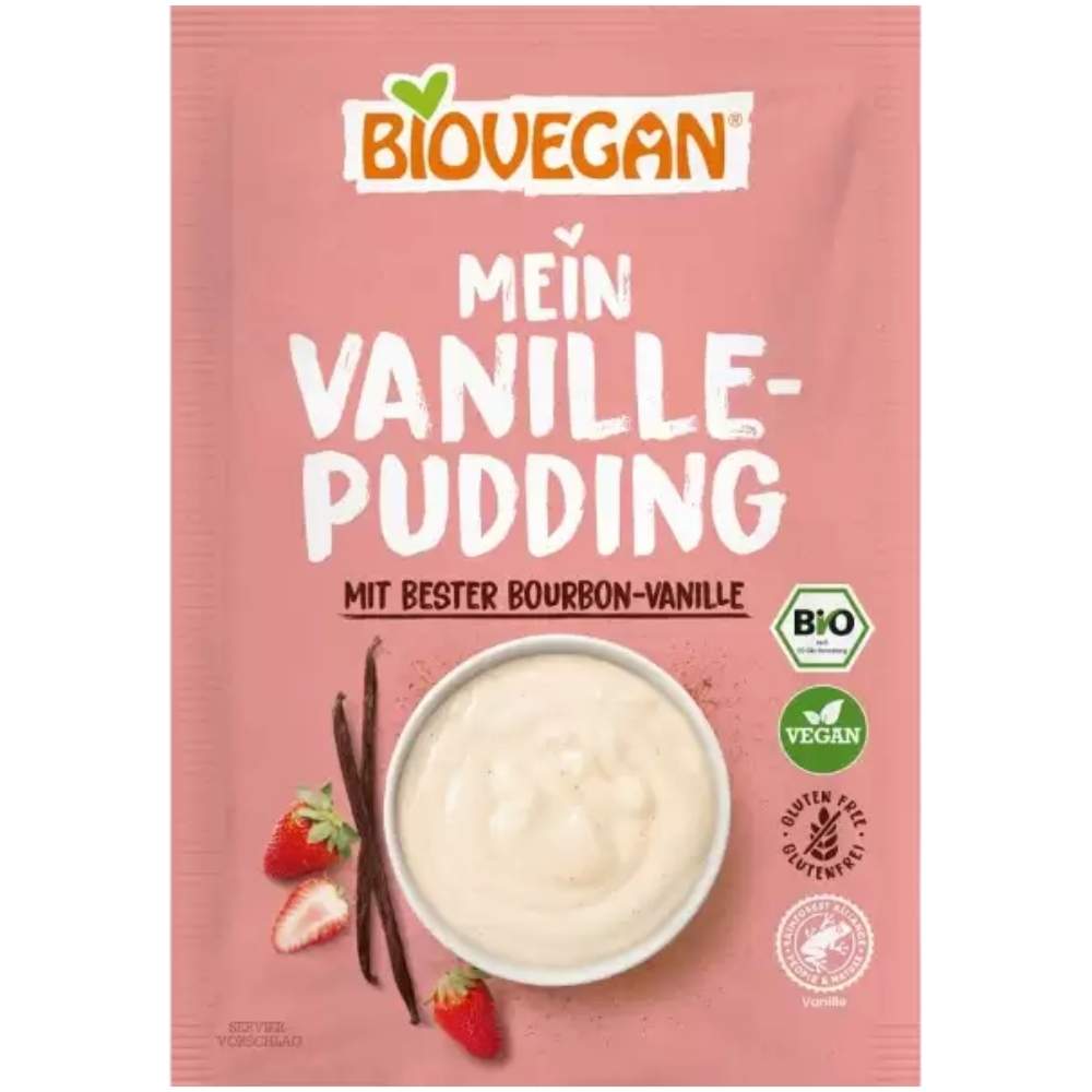 Alimente - Budinca Vanilie, fara gluten, Eco, 36g, Biovegan