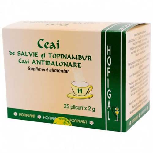 Alimente - Ceai Salvie Si Topinambur Antibalonare 25dz Hofigal