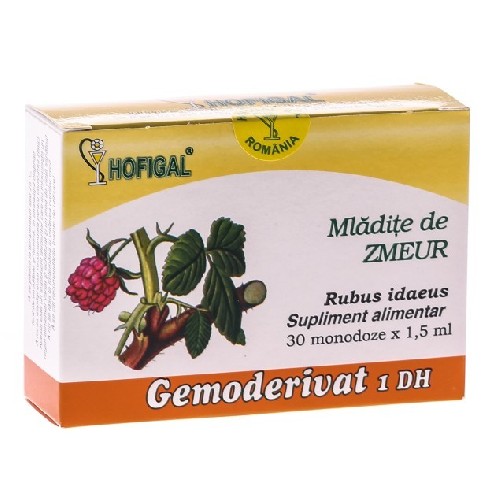 Gemoderivate - Gemoderivat Mladite de Zmeur 30monodoze Hofigal