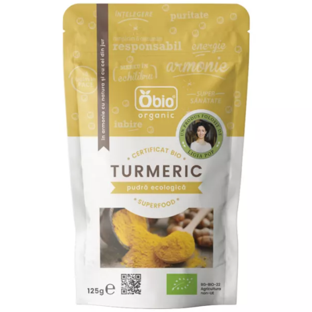 Alimente - Turmeric Pudra Eco 125gr Obio
