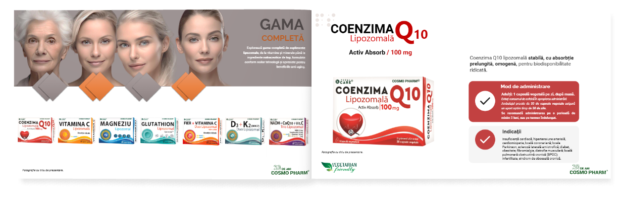 Suplimentele lipozomale - absorbție optimă