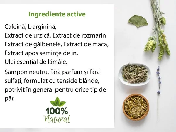 Șampon regenerant Clear and Healthy, 200ml, BIOS Mineral Plant [2]