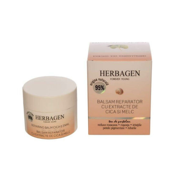 Balsam reparator cu extracte de cica și melc, 50g, Herbagen [1]