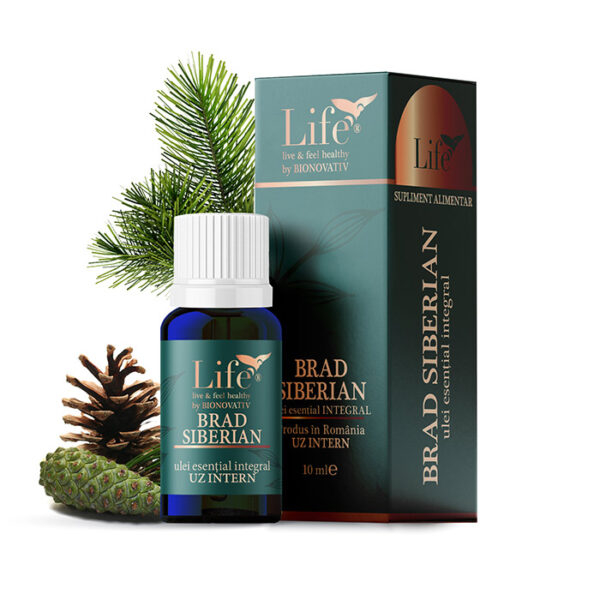 Brad siberian ulei esential integral 10ml uz intern, Bionovativ [1]