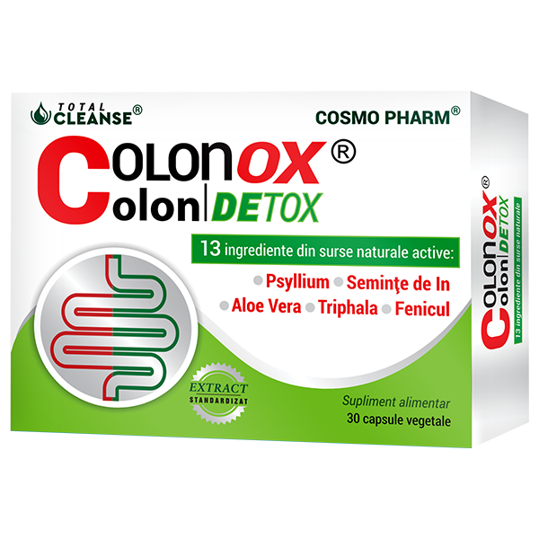 Colonox Colon Detox, 30 capsule, Cosmopharm [1]