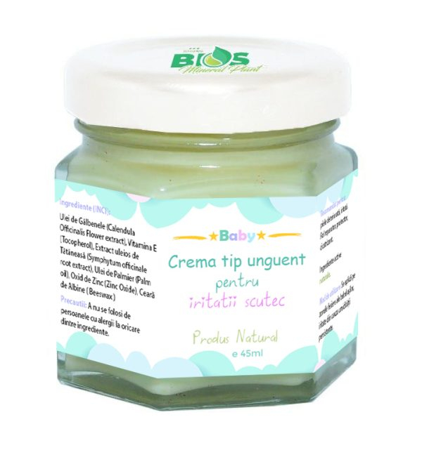 Crema tip Unguent pentru iritatii scutec 45ml, BIOS Mineral Plant [1]