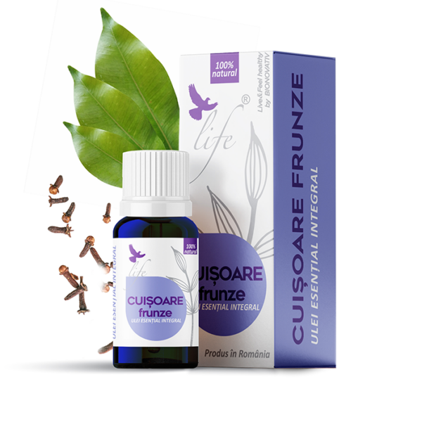 Cuișoare frunze ulei esential integral 10ml uz intern, Bionovativ [1]