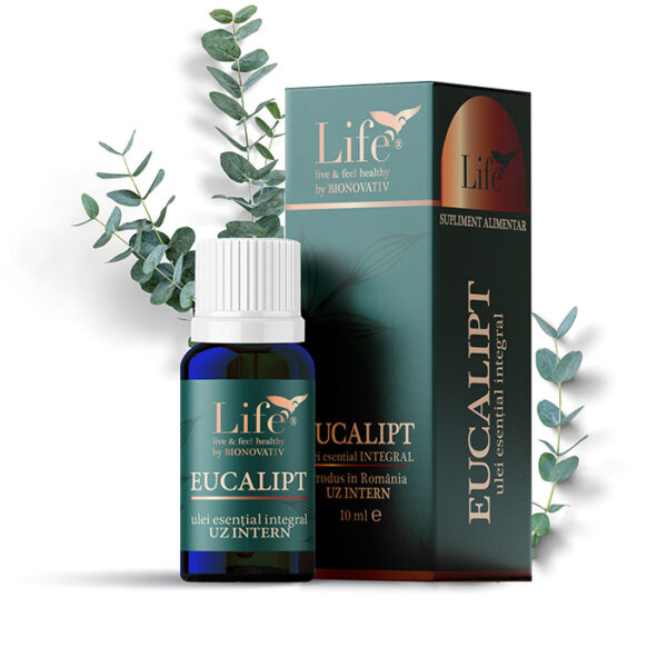 Eucalipt ulei esential integral 10ml uz intern, Bionovativ [1]