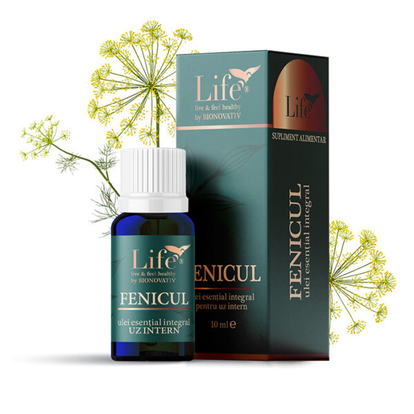 Fenicul ulei esential integral 10ml uz intern, Bionovativ [1]
