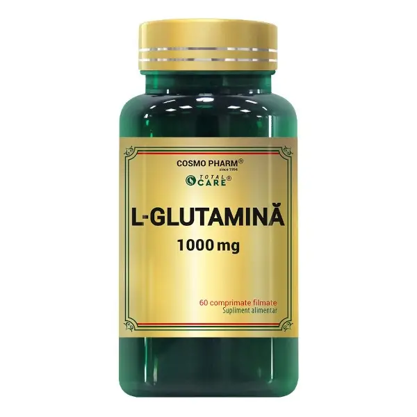 L-Glutamina 1000mg, 60 comprimate, Cosmopharm [1]