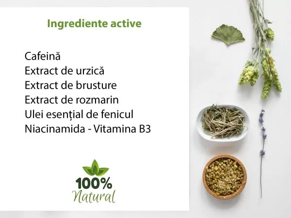 Loțiune tratament împotriva căderii părului, cu niacinamide, Clear and Healthy, 200ml, BIOS Mineral Plant [2]