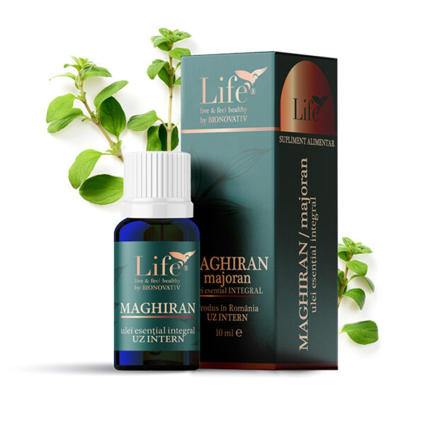 Maghiran majoran ulei esential integral 10ml uz intern, Bionovativ [1]