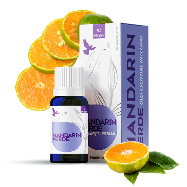 Mandarin verde ulei esential integral 10ml uz intern, Bionovativ [1]
