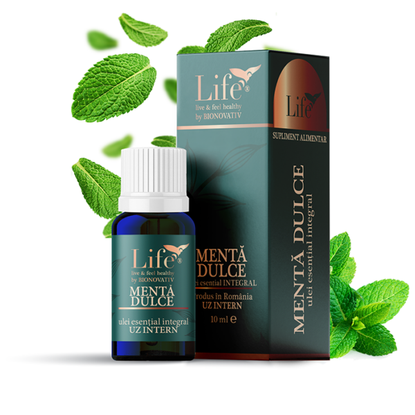 Mentă dulce ulei esential integral 10ml uz intern, Bionovativ [1]