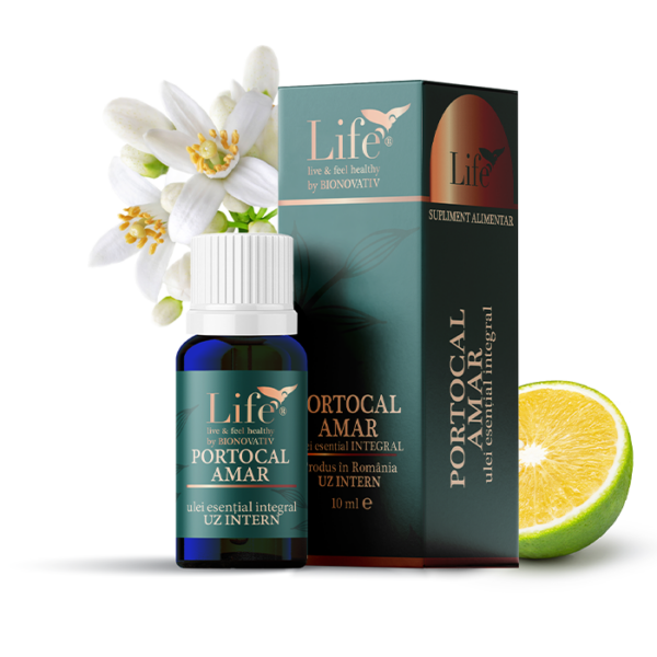 Portocal amar ulei esential integral 10ml uz intern, Bionovativ [1]