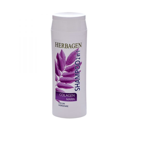 Șampon cu colagen marin 2 în 1, 250ml, Herbagen [1]