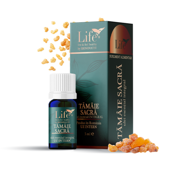 Tămâie Sacră ulei esential integral 5ml uz intern, Bionovativ [1]