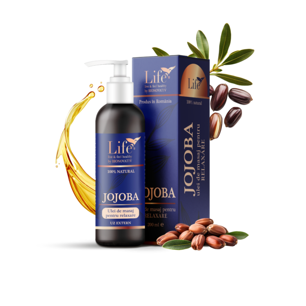 Ulei de masaj pentru relaxare Jojoba 200ml, Bionovativ [1]