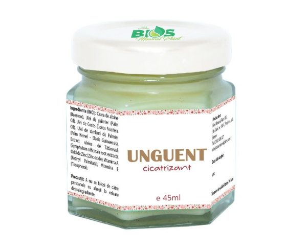 Unguent Cicatrizant 99% ingrediente naturale, 45ml, BIOS Mineral Plant [1]