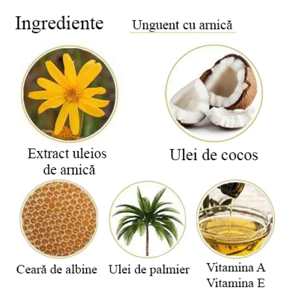 Unguent cu Arnică, 100% natural, 45ml, BIOS Mineral Plant [2]